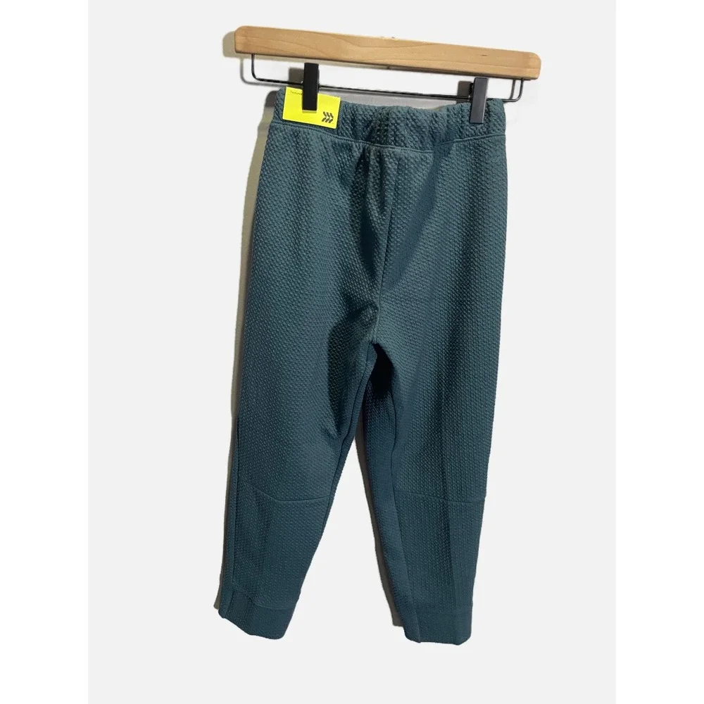 All in Motion Textured Jogger Kids L 10/12 Teal Green Athletic Activewear Sporty